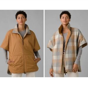 Prana north royal cape camel color